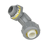 Connector,Liquid-Tite, Nonmetal, 90 Deg,1/2"